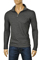 Mens Designer Clothes | DOLCE & GABBANA Men's Long Sleeve Zip Shirt #425 View 4