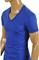 Mens Designer Clothes | DOLCE & GABBANA Men's V-Neck Short Sleeve Tee #223 View 3