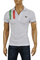 Mens Designer Clothes | DOLCE & GABBANA Men's Polo Shirt In White #443 View 2