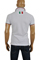 Mens Designer Clothes | DOLCE & GABBANA Men's Polo Shirt In White #443 View 3