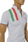 Mens Designer Clothes | DOLCE & GABBANA Men's Polo Shirt In White #443 View 6