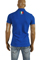 Mens Designer Clothes | DOLCE & GABBANA Men's Polo Shirt In Blue #444 View 2