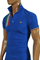 Mens Designer Clothes | DOLCE & GABBANA Men's Polo Shirt In Blue #444 View 5