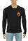 Mens Designer Clothes | DOLCE & GABBANA men's sweater with patch logo appliqué 254 View 1