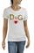 Womens Designer Clothes | DOLCE & GABBANA women’s cotton t-shirt with front print logo 261 View 1