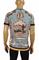 Mens Designer Clothes | DOLCE & GABBANA Cotton T-Shirt With Shepherd Print 270 View 3