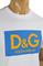 Mens Designer Clothes | DOLCE & GABBANA DG Print T-Shirt 282 View 3