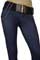 Womens Designer Clothes | DOLCE & GABBANA Ladies Skinny Leg JEANS With Belt #140 View 1