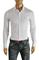 Mens Designer Clothes | FENDI Men's Button Down Shirt In White #14 View 4