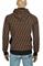 Mens Designer Clothes | FENDI FF men's cotton hoodie with print logo 60 View 3