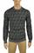Mens Designer Clothes | FENDI men's round neck FF print sweater 64 View 1