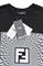 Mens Designer Clothes | FENDI men's cotton t-shirt with front FF print 43 View 5