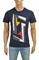 Mens Designer Clothes | FENDI men's cotton t-shirt with front FF print 53 View 1
