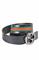 Mens Designer Clothes | GUCCI Men's Leather Belt With Red And Green Stripe 54 View 2