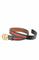 Mens Designer Clothes | GUCCI Double G Buckle Belt With Red And Green Stripe 57 View 4