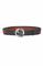 Mens Designer Clothes | GUCCI GG Unisex buckle belt with red and green stripe 62 View 2