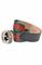 Mens Designer Clothes | GUCCI GG Unisex buckle belt with red and green stripe 62 View 4