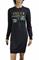 Womens Designer Clothes | GUCCI cotton long dress with front dragonfly appliqué 397 View 1