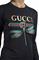 Womens Designer Clothes | GUCCI cotton long dress with front dragonfly appliqué 397 View 4