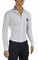Mens Designer Clothes | GUCCI Men's Button Front Dress Shirt in White #361 View 1