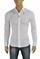 Mens Designer Clothes | GUCCI Men’s Dress Shirt Embroidered with Snakes #372 View 1