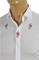 Mens Designer Clothes | GUCCI Men’s Dress Shirt Embroidered with Snakes #372 View 6