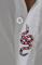 Mens Designer Clothes | GUCCI Men’s Dress Shirt Embroidered with Snakes #372 View 8