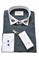 Mens Designer Clothes | GUCCI men’s cotton dress shirt with Bee embroidery #387 View 3