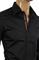 Mens Designer Clothes | GUCCI men’s dress shirt with front logo embroidery 416 View 7