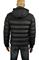 Mens Designer Clothes | GUCCI Men's Hooded Warm Jacket In Black #139 View 5