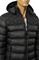 Mens Designer Clothes | GUCCI Men's Hooded Warm Jacket In Black #139 View 10