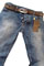 Mens Designer Clothes | GUCCI Mens Jeans With Belt #54 View 4