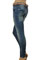Womens Designer Clothes | GUCCI Ladies Skinny Fit Jeans With Belt #64 View 1