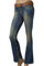 Womens Designer Clothes | GUCCI Ladies Boot Cut Jeans With Belt #65 View 2