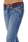 Womens Designer Clothes | GUCCI Ladies’ Jeans With Belt #88 View 6