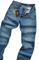 Mens Designer Clothes | GUCCI Men's fitted stretch jeans with Snake Embroidery #96 View 4