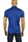 Mens Designer Clothes | GUCCI Men’s Cotton Polo Shirt In Blue #295 View 2