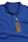 Mens Designer Clothes | GUCCI Men’s Cotton Polo Shirt In Blue #295 View 7