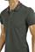 Mens Designer Clothes | GUCCI Men’s cotton polo with Kingsnake embroidery #376 View 3