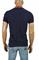 Mens Designer Clothes | GUCCI men’s cotton polo with GUCCI stripe navy blue color #388 View 3