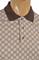 Mens Designer Clothes | GUCCI men’s cotton polo with signature interlocking GG logo 402 View 5