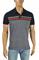 Mens Designer Clothes | GUCCI men’s cotton polo with signature red and green stripe 406 View 1