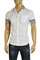 Mens Designer Clothes | GUCCI Mens Short Sleeve Shirt In White #167 View 2