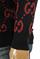 Mens Designer Clothes | GUCCI Men’s Stripe Knitted Black Sweater With GG Logo 107 View 5