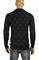 Mens Designer Clothes | GUCCI men GG knitted sweater in black 117 View 2