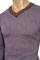 Mens Designer Clothes | GUCCI Mens V-Neck Fitted Sweater #21 View 3