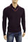 Mens Designer Clothes | GUCCI Mens V-Neck Polo Style Sweater #24 View 1