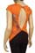 Womens Designer Clothes | GUCCI Ladies Open Back Short Sleeve Top #26 View 1