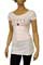 Womens Designer Clothes | GUCCI Ladies Open Back Short Sleeve Top #28 View 1