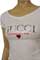 Womens Designer Clothes | GUCCI Ladies Open Back Short Sleeve Top #28 View 4
